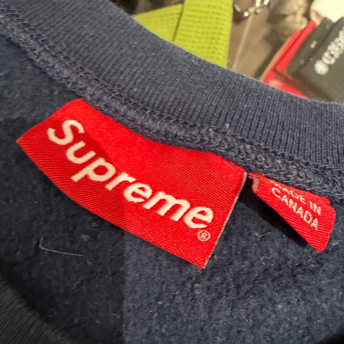 Supreme Supreme Box Logo Blue Sweatshirt Size US L / EU 52-54 / 3 - 3 Thumbnail