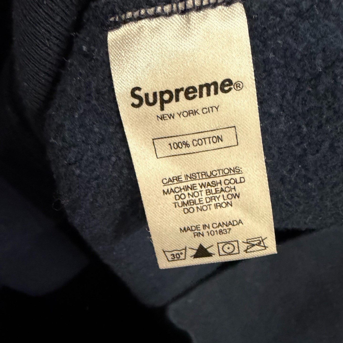 Supreme Supreme Box Logo Blue Sweatshirt Size US L / EU 52-54 / 3 - 5 Thumbnail
