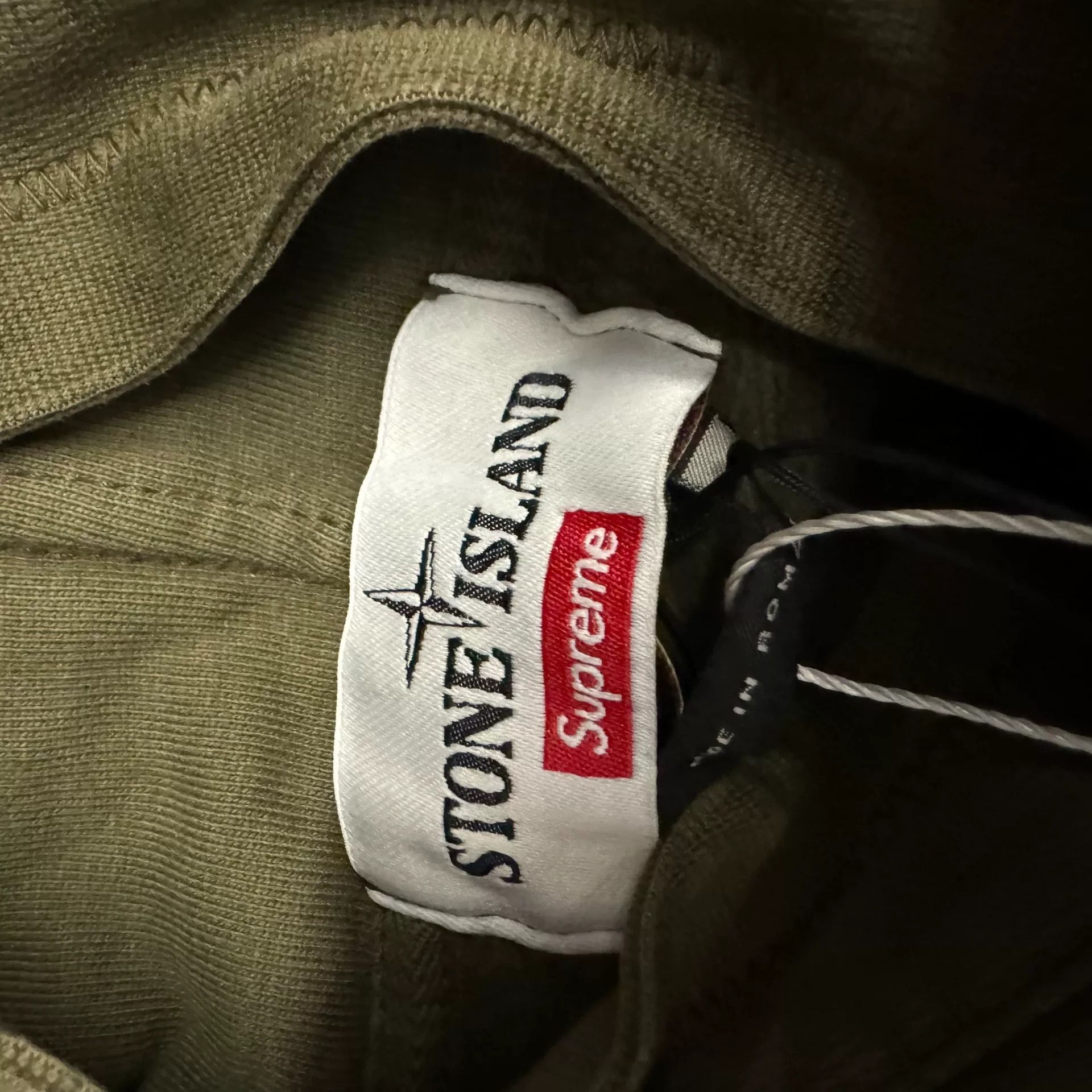 Stone Island Supreme x Stone Island Green Hoodie Size US S / EU 44-46 / 1 - 5 Thumbnail