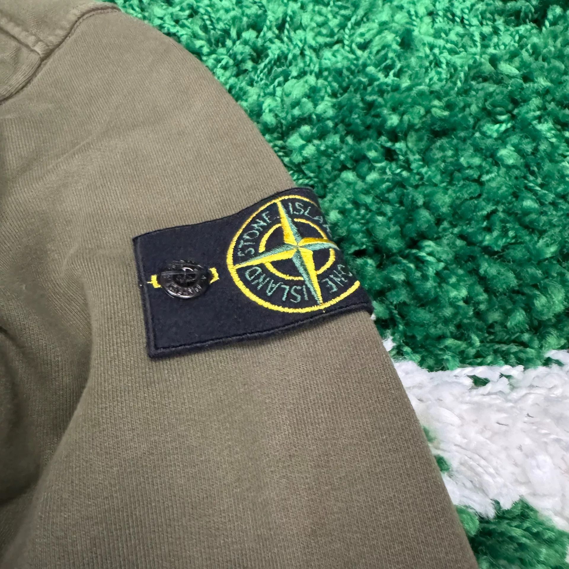 Stone Island Supreme x Stone Island Green Hoodie Size US S / EU 44-46 / 1 - 3 Thumbnail