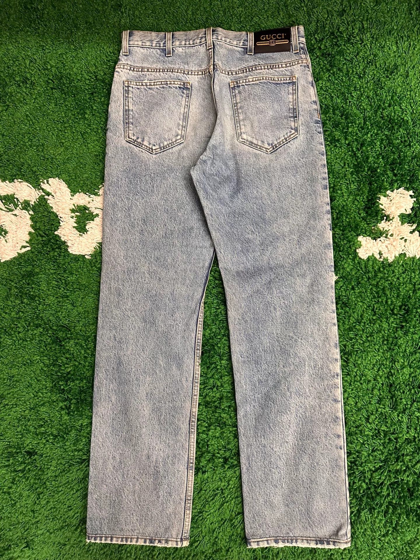 Gucci Gucci Distressed Loose Fit Jeans Size US 33 - 2 Thumbnail