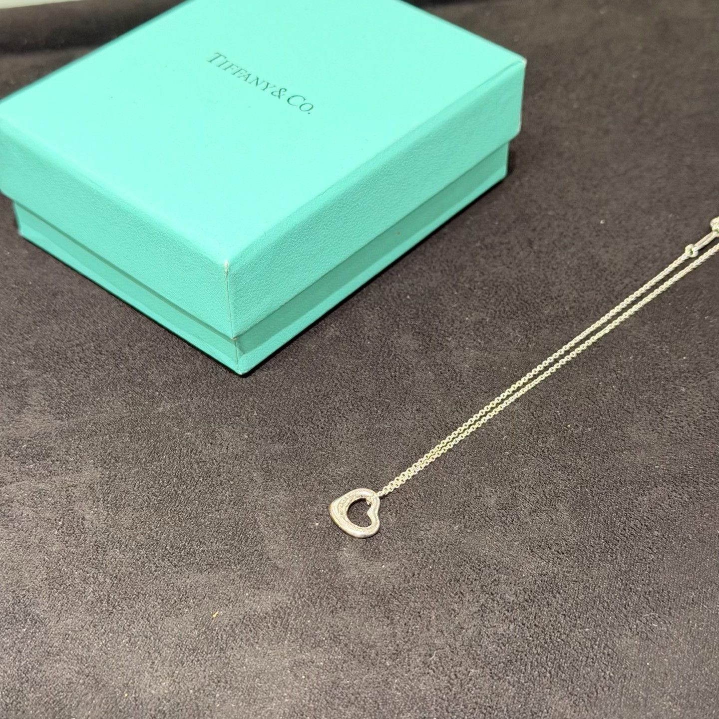 Tiffany & Co. Tiffany & Co. Elsa Peretti Heart Silver Necklace Size ONE SIZE - 2 Thumbnail