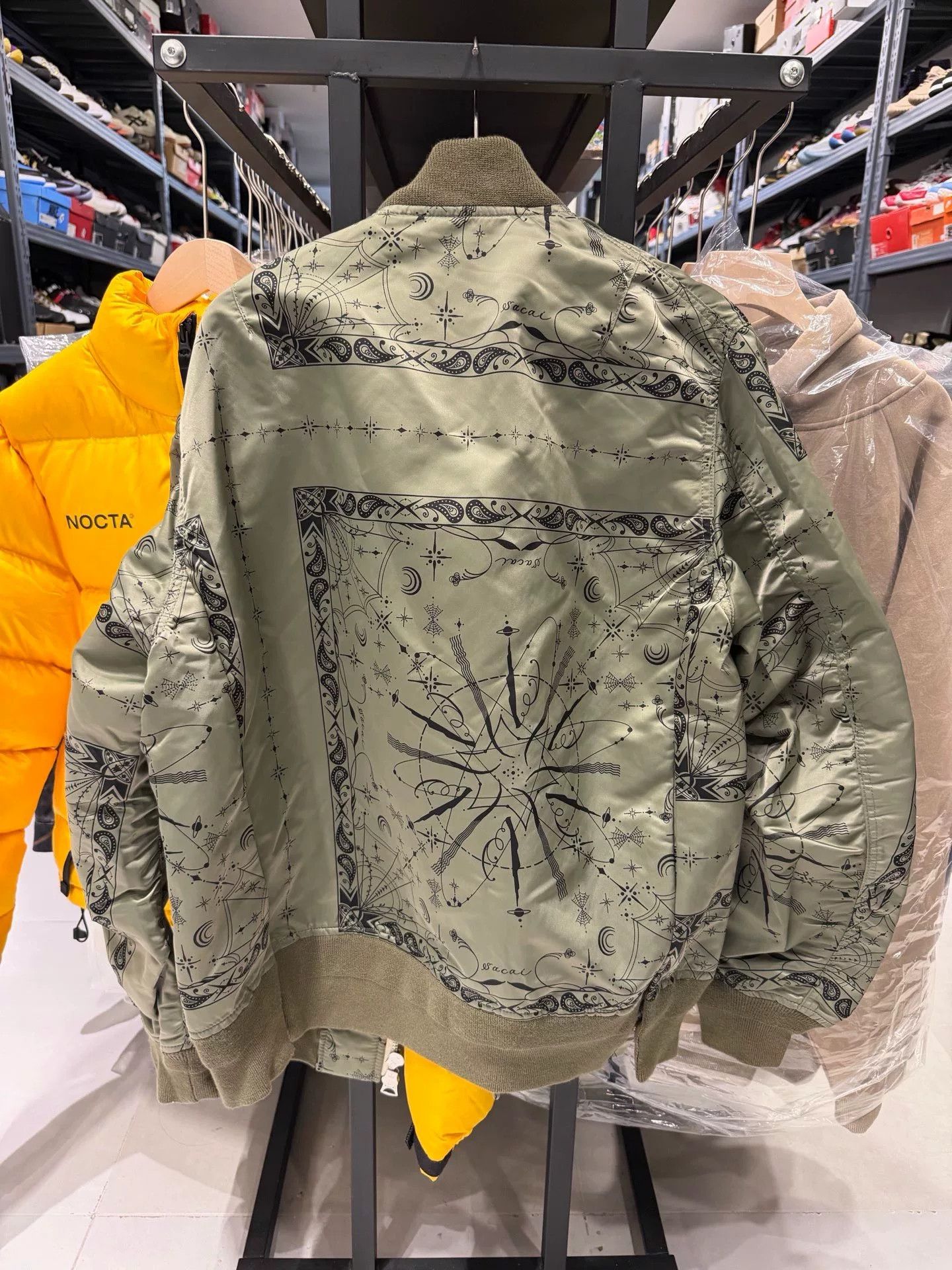 Sacai Sacai x Dr. Woo Bandana MA-1 Jacket Size US L / EU 52-54 / 3 - 8 Thumbnail