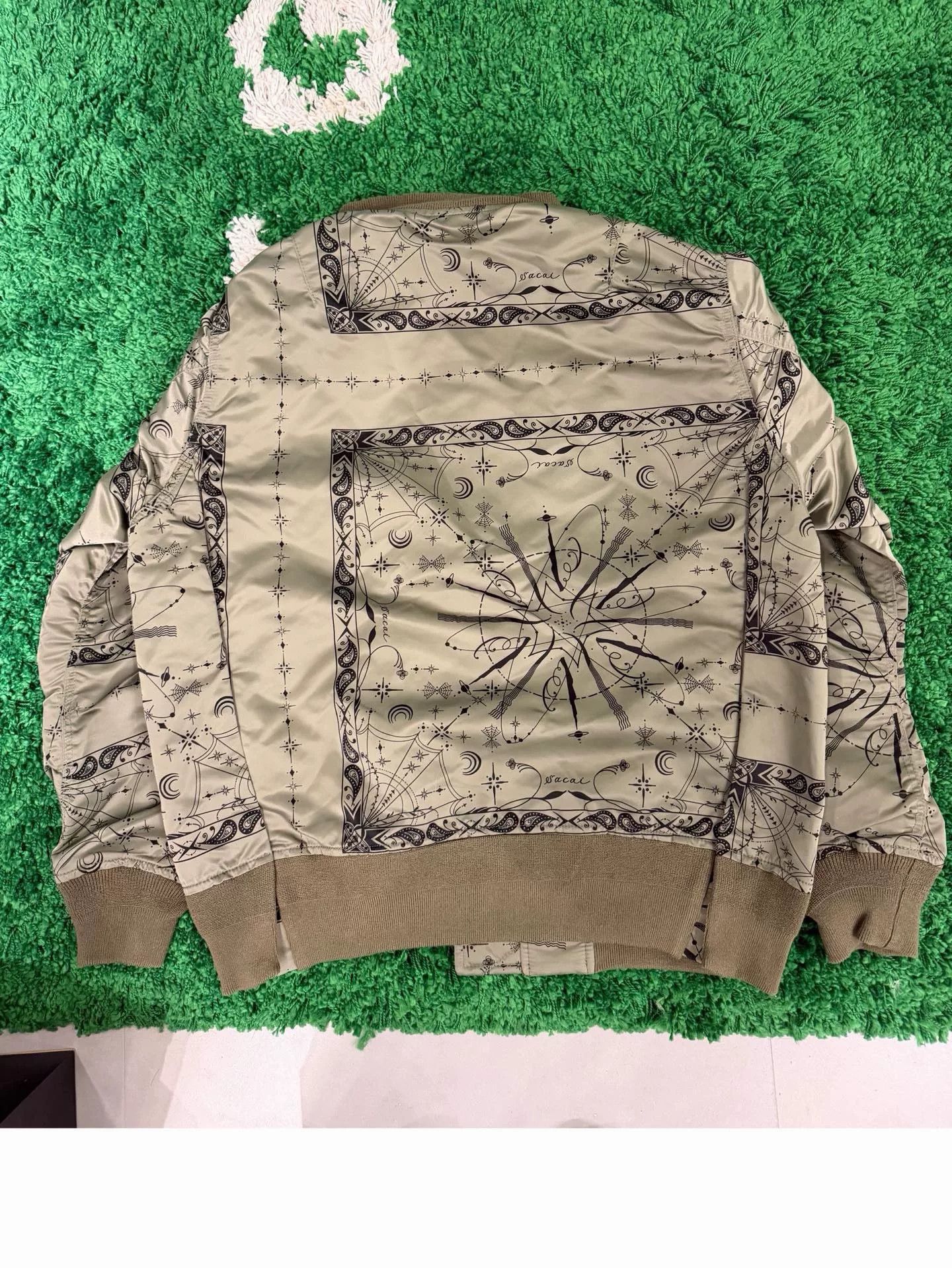 Sacai Sacai x Dr. Woo Bandana MA-1 Jacket Size US L / EU 52-54 / 3 - 4 Thumbnail