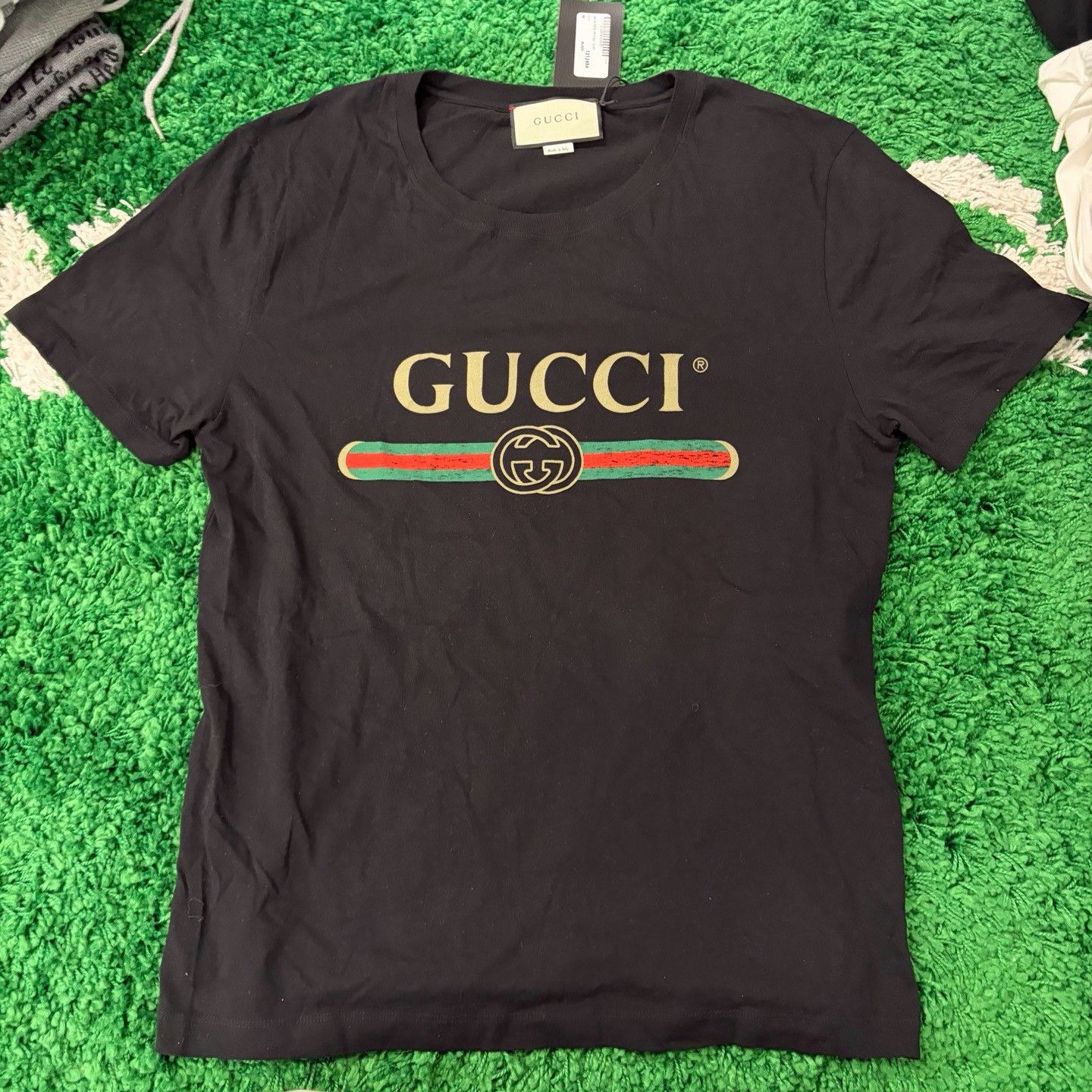 Gucci Gucci Oversized Logo Belt - Black Size US M / EU 48-50 / 2 - 3 Thumbnail