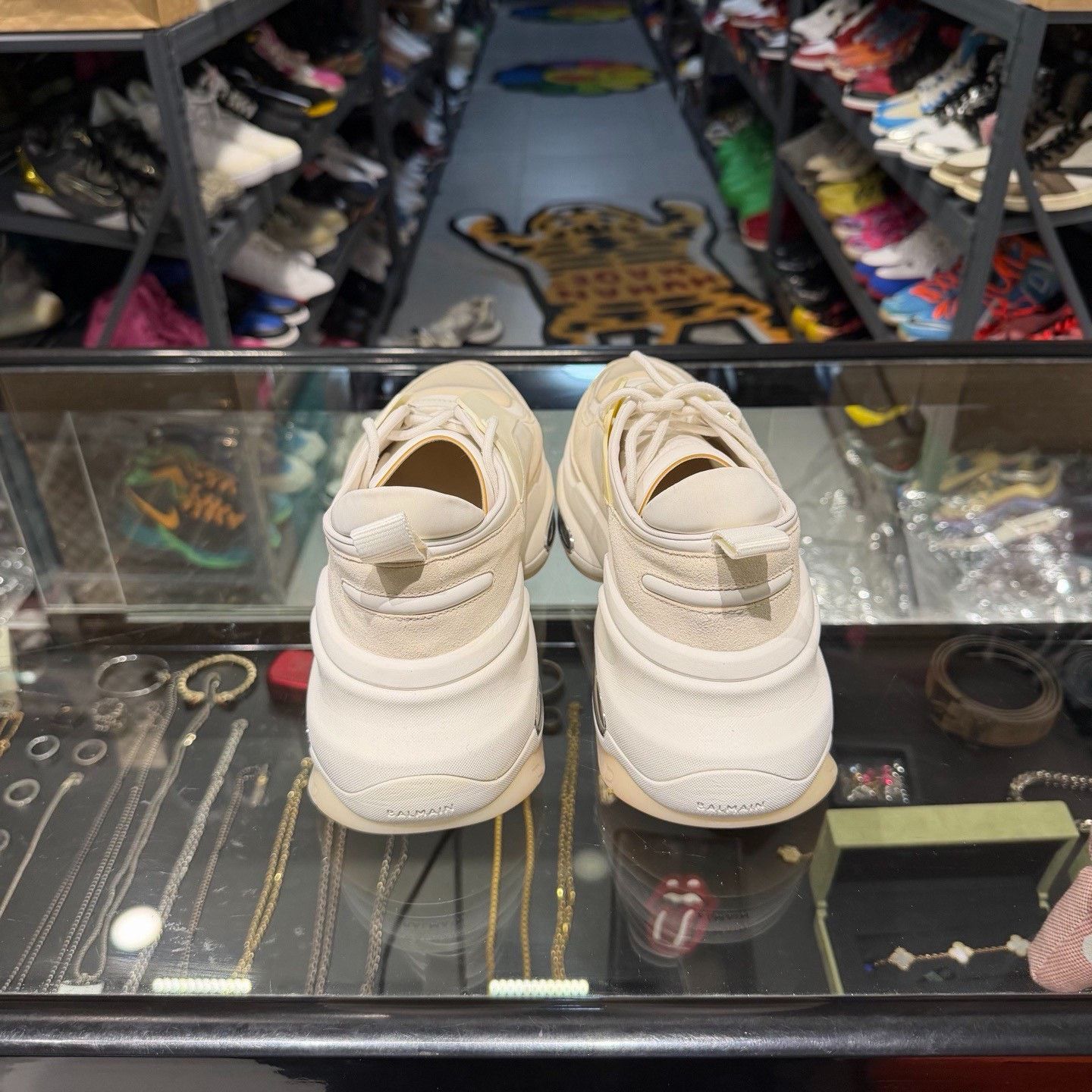 Balmain BALMAIN Small Logo Platform Sneakers Size US 11 / EU 44 - 3 Thumbnail