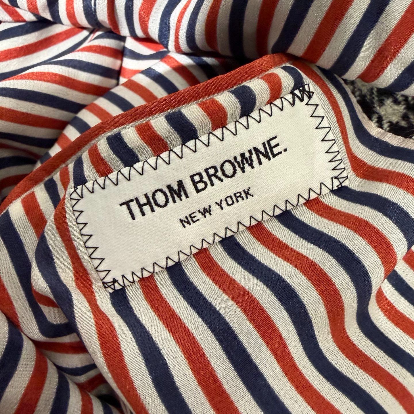 Thom Browne Thom Browne Houndstooth Wool Blazer Size US XS / EU 42 / 0 - 8 Thumbnail