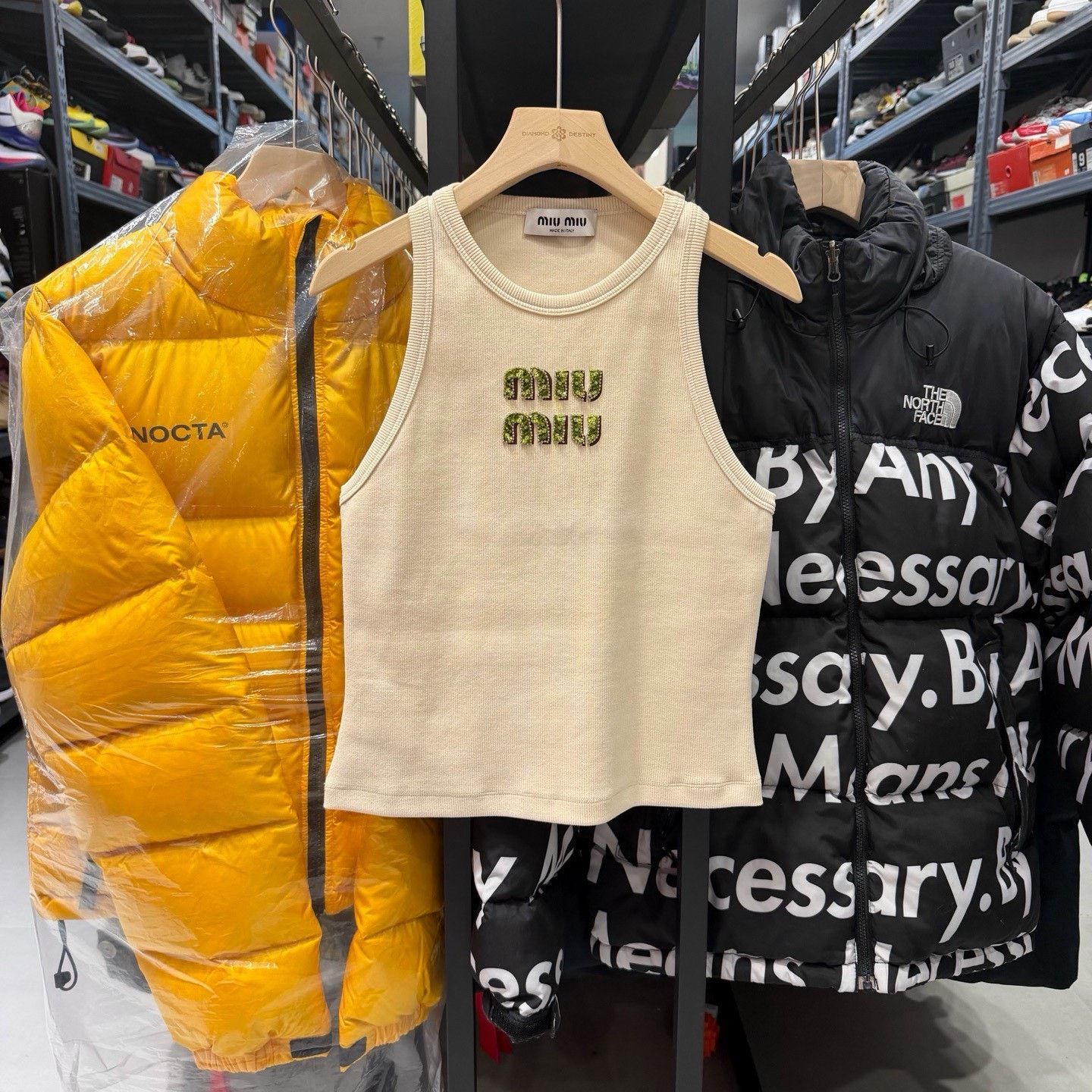 Miu Miu Miu Miu Beaded Tank Top Large Logo Size S / US 4 / IT 40 - 6 Thumbnail
