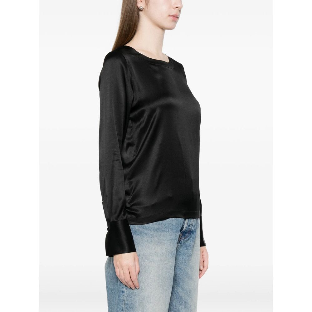 Mazzarelli Mazzarelli BLACK Tops - Blouses Size XS / US 0-2 / IT 36-38 - 5 Thumbnail