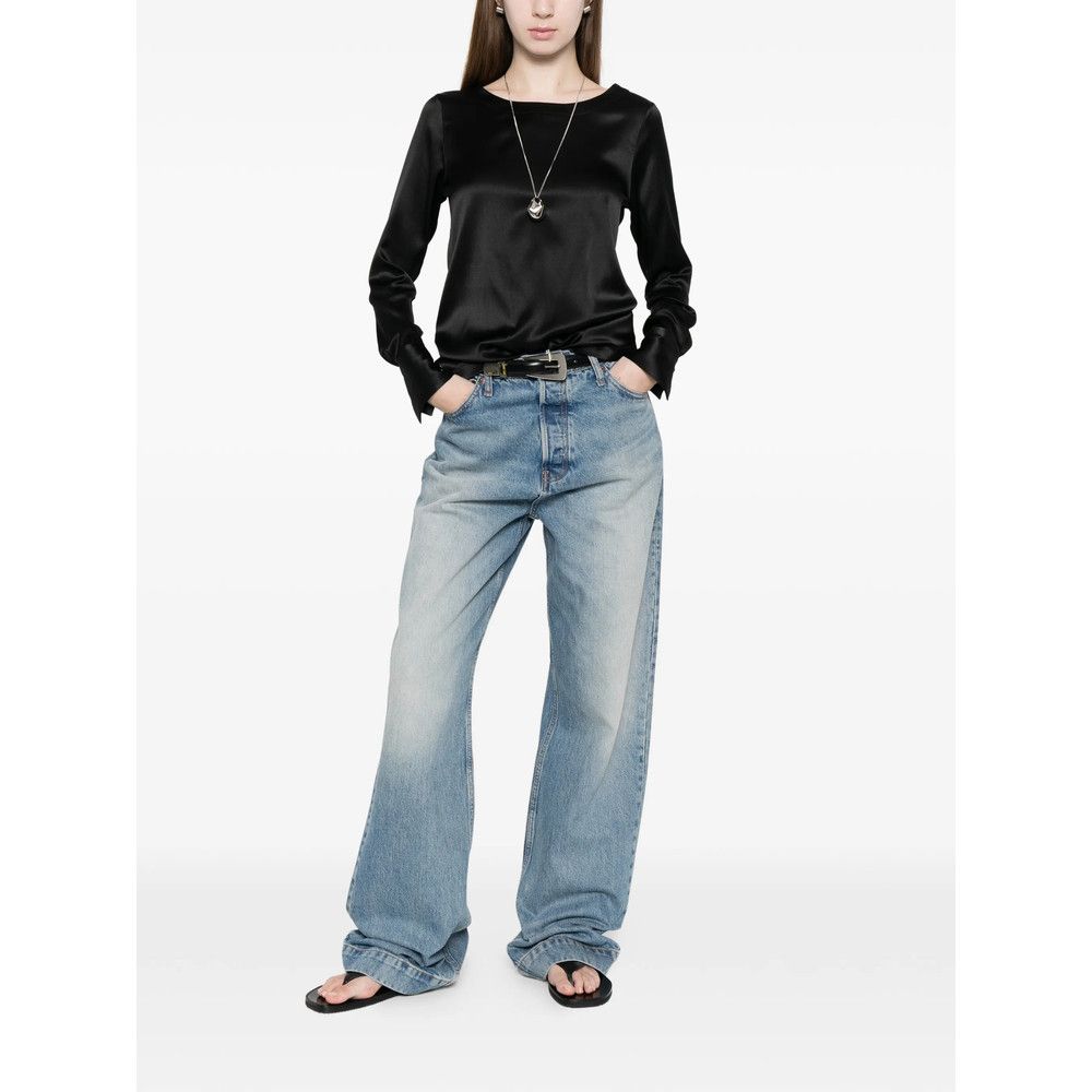 Mazzarelli Mazzarelli BLACK Tops - Blouses Size M / US 6-8 / IT 42-44 - 3 Thumbnail