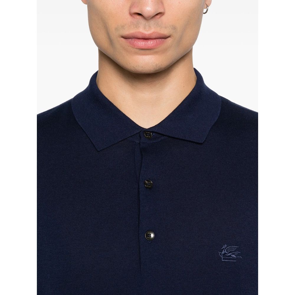 Etro Etro BLUE Polo Shirts Size US XL / EU 56 / 4 - 4 Thumbnail