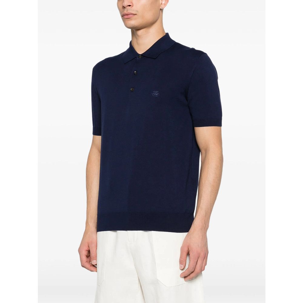 Etro Etro BLUE Polo Shirts Size US XXL / EU 58 / 5 - 5 Thumbnail