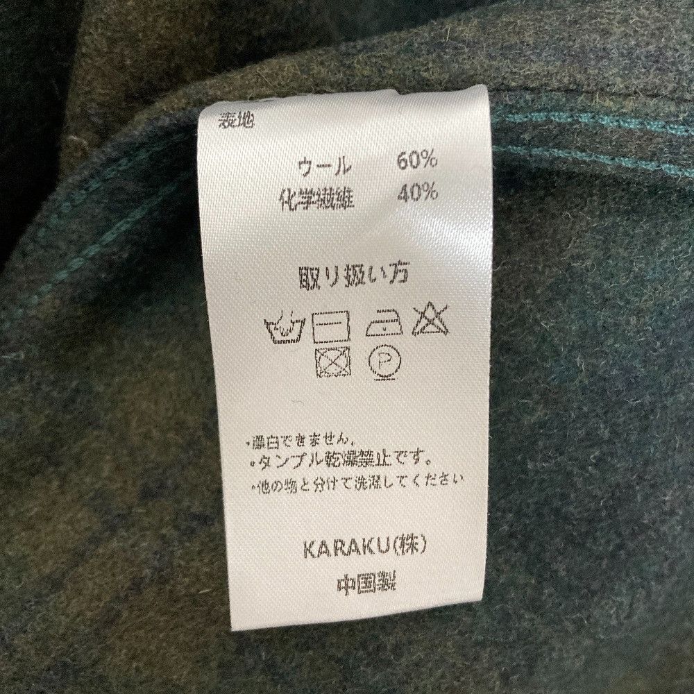 Other Other KARAKU Flannel Shirt Jacket Textile Outerwear DUTY FREE for USA Size ONE SIZE - 6 Thumbnail