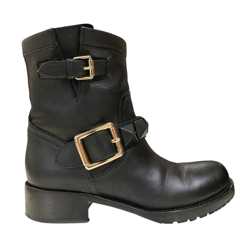 Valentino Valentino Valentino Garavani Rockstud Leather Boots Leather Shoes DUTY FREE for USA Size ONE SIZE - 13 Thumbnail