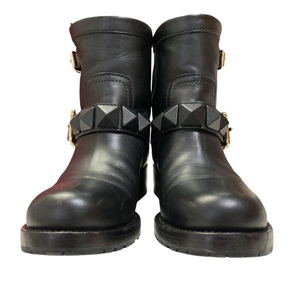 Valentino Valentino Valentino Garavani Rockstud Leather Boots Leather Shoes DUTY FREE for USA Size ONE SIZE - 4 Thumbnail