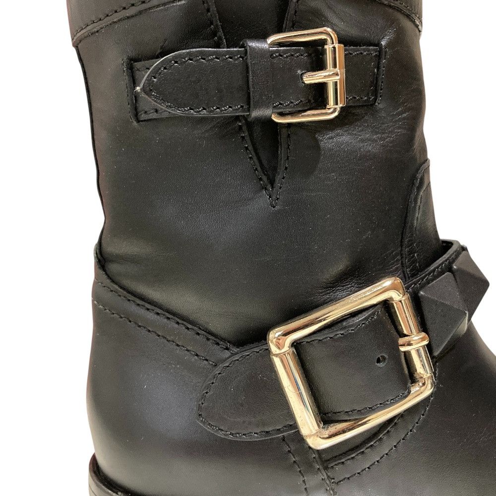 Valentino Valentino Valentino Garavani Rockstud Leather Boots Leather Shoes DUTY FREE for USA Size ONE SIZE - 14 Thumbnail
