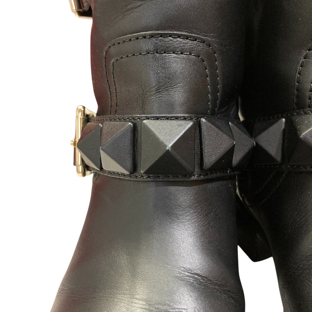 Valentino Valentino Valentino Garavani Rockstud Leather Boots Leather Shoes DUTY FREE for USA Size ONE SIZE - 9 Thumbnail