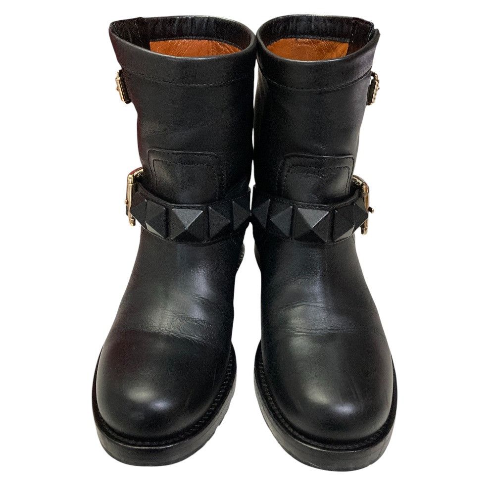 Valentino Valentino Valentino Garavani Rockstud Leather Boots Leather Shoes DUTY FREE for USA Size ONE SIZE - 3 Thumbnail