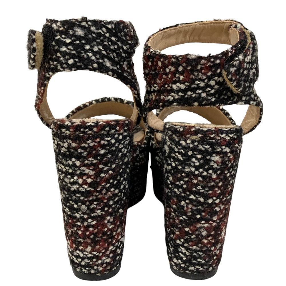Other Other Pellico Sunny Tweed Platform Wedge Sandals Textile Shoes DUTY FREE for USA Size ONE SIZE - 6 Thumbnail