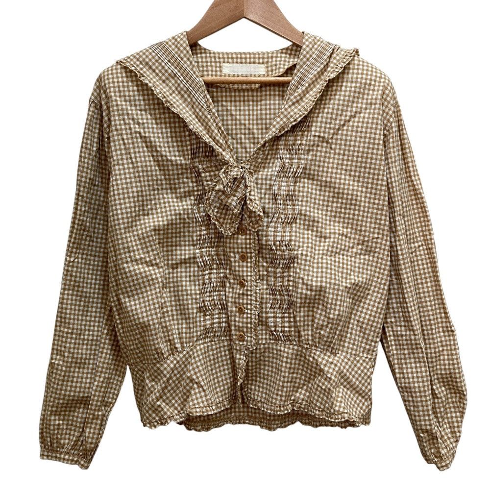 Other Other PINK HOUSE Gingham Cotton Set Up Textile Tops DUTY FREE for USA Size ONE SIZE - 2 Thumbnail