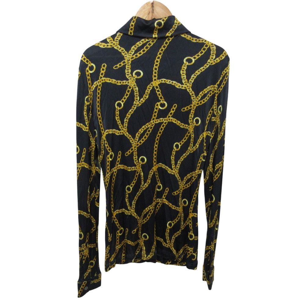 Celine Celine Chain Pattern Stretch Shirt Textile Tops DUTY FREE for USA