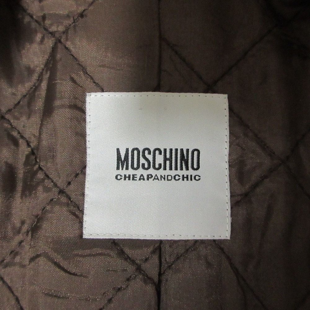 Moschino Moschino Moschino Cheap And Chic Check Single Trench Coat Textile Outerwear DUTY FREE for USA Size ONE SIZE - 3 Thumbnail