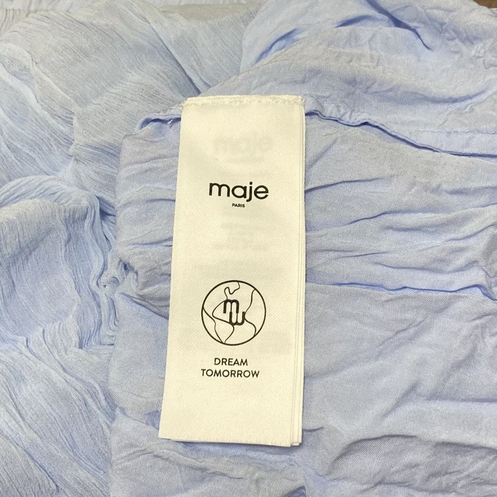 Maje maje maje Chiffon Maxi Dress Textile Dresses MFPRO03941 DUTY FREE for USA Size ONE SIZE - 8 Thumbnail