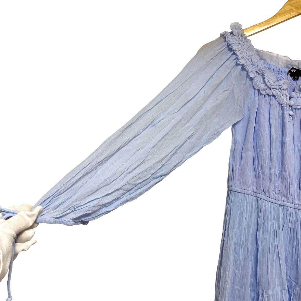 Maje maje maje Chiffon Maxi Dress Textile Dresses MFPRO03941 DUTY FREE for USA Size ONE SIZE - 4 Thumbnail