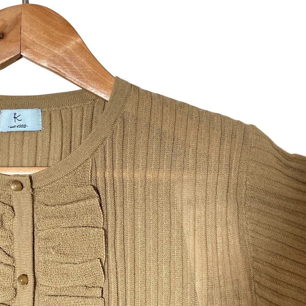 Other Other Kumikyoku Sheer Knit Frill Cardigan Ensemble Knit Cardigan Ensemble Textile Tops DUTY FREE for USA Size ONE SIZE - 6 Thumbnail