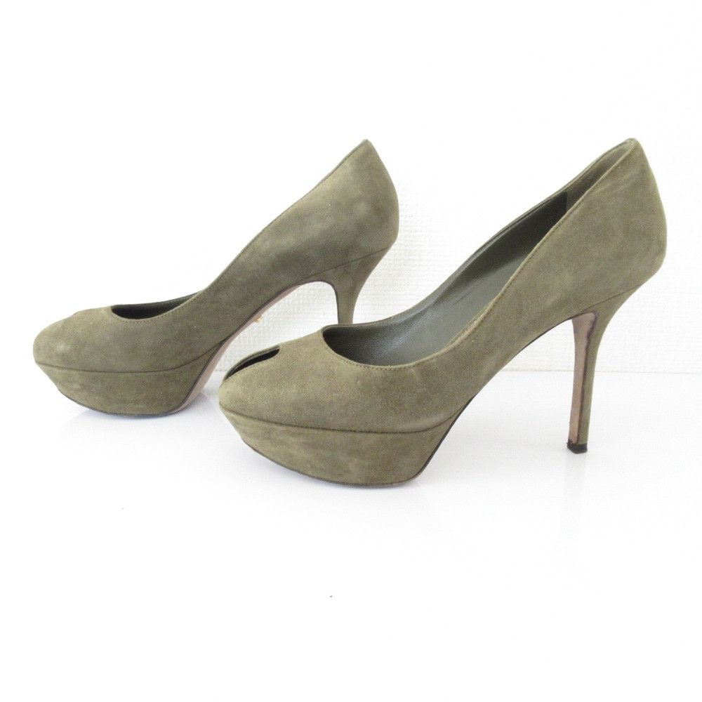Other Other Sergio Rossi Suede Pumps Leather Shoes DUTY FREE for USA Size ONE SIZE - 4 Thumbnail