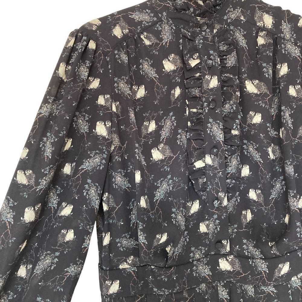 Brooks Brothers Brooks Brothers Owl Pattern Dress Textile Dresses DUTY FREE for USA