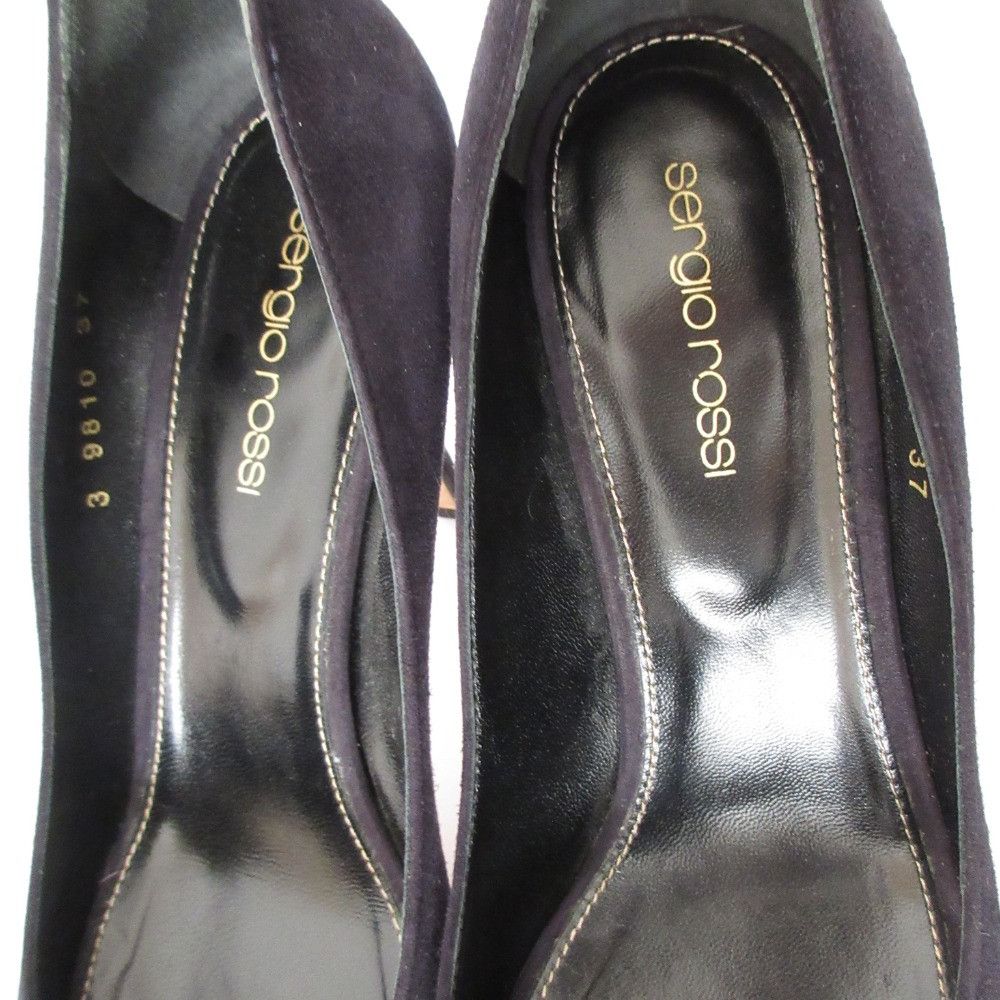 Other Other Sergio Rossi Suede Open Toe Pumps Textile Shoes DUTY FREE for USA Size ONE SIZE - 5 Thumbnail