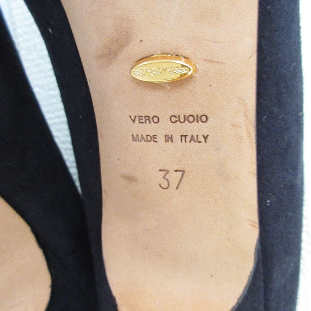 Other Other Sergio Rossi Suede Open Toe Pumps Textile Shoes DUTY FREE for USA Size ONE SIZE - 7 Thumbnail
