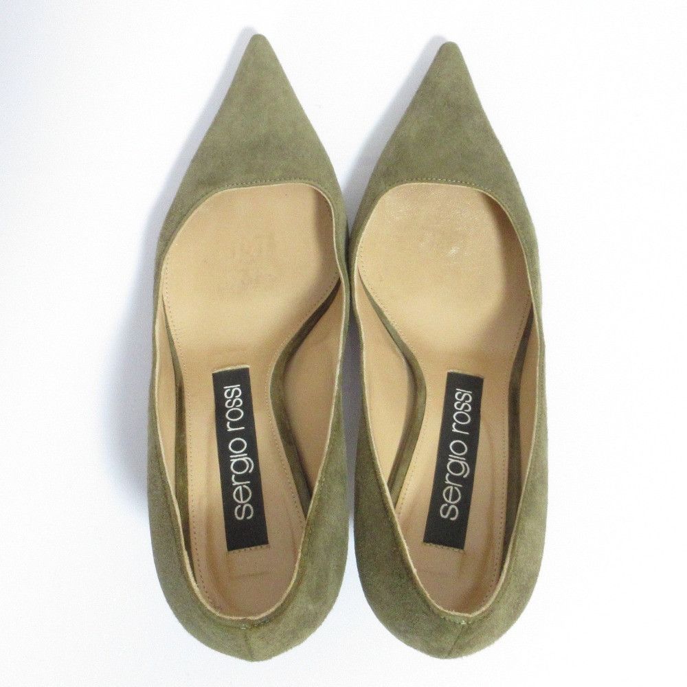 Other Other Sergio Rossi Suede Pointed Toe Pumps Leather Shoes DUTY FREE for USA Size ONE SIZE - 4 Thumbnail