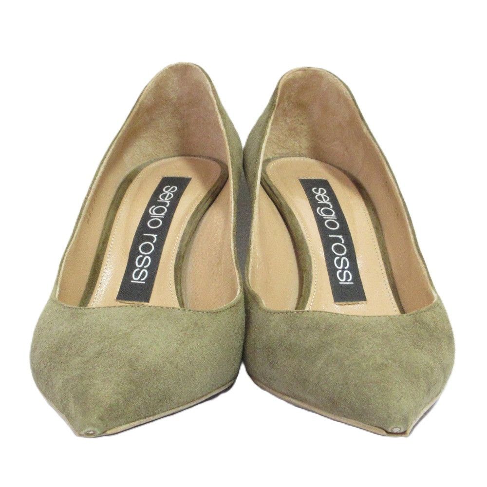 Other Other Sergio Rossi Suede Pointed Toe Pumps Leather Shoes DUTY FREE for USA Size ONE SIZE - 3 Thumbnail