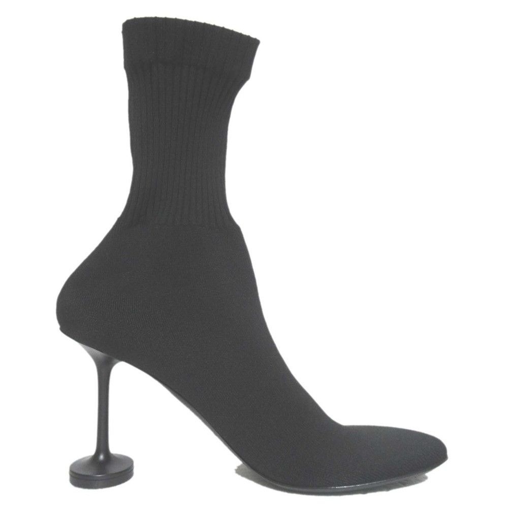 Balenciaga Balenciaga Balenciaga adidas SOCK BOOTIE Knit Short Boots Textile Shoes 722298 DUTY FREE for USA Size ONE SIZE - 3 Thumbnail
