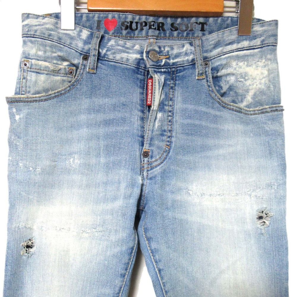 Dsquared2 Dsquared2 DSQUARED2 Super Twinky Jean Denim Pants Textile Jeans DUTY FREE for USA Size ONE SIZE - 3 Thumbnail