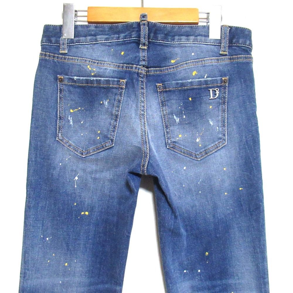 Dsquared2 Dsquared2 DSQUARED2 Cropped Twiggy Jean Denim Pants Textile Jeans S75LB0751 DUTY FREE for USA Size ONE SIZE - 4 Thumbnail