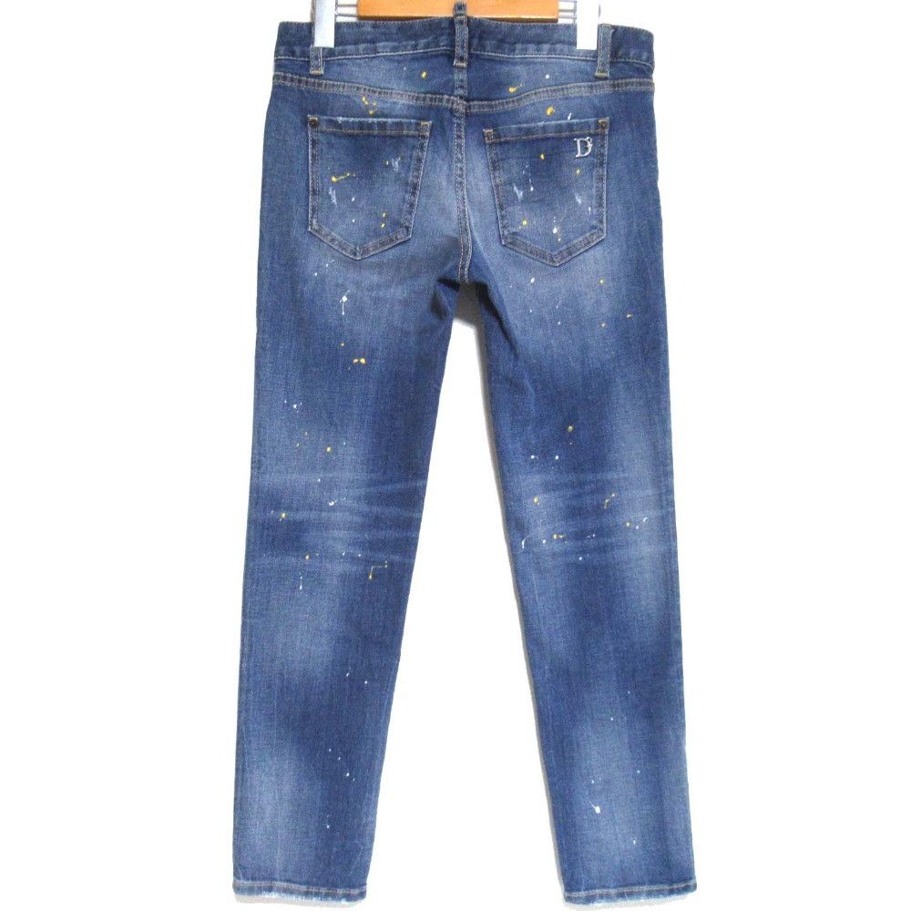 Dsquared2 Dsquared2 DSQUARED2 Cropped Twiggy Jean Denim Pants Textile Jeans S75LB0751 DUTY FREE for USA Size ONE SIZE - 2 Thumbnail