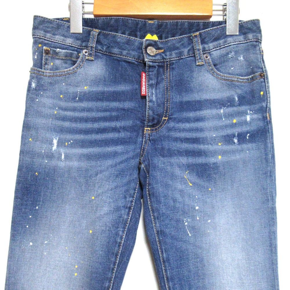 Dsquared2 Dsquared2 DSQUARED2 Cropped Twiggy Jean Denim Pants Textile Jeans S75LB0751 DUTY FREE for USA Size ONE SIZE - 3 Thumbnail