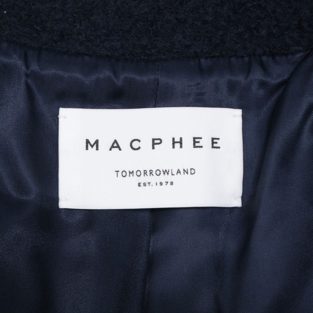 Other Other MACPHEE Boucle Bonding Coat Textile Outerwear 12-08-44-08431 DUTY FREE for USA Size ONE SIZE - 4 Thumbnail