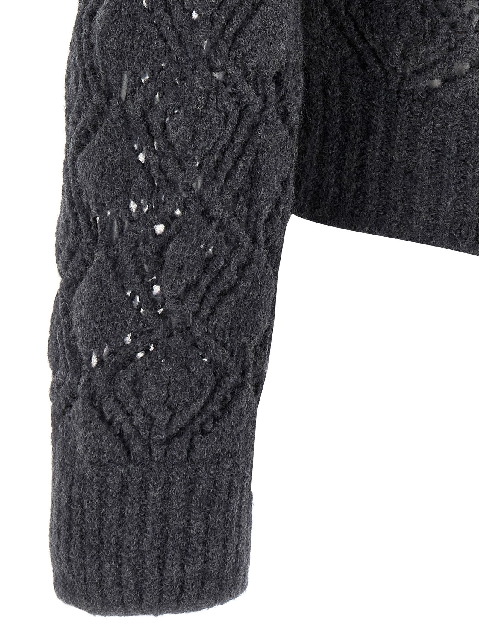 Jil Sander Openwork Wool Cardigan Size US L / EU 52-54 / 3 - 4 Thumbnail