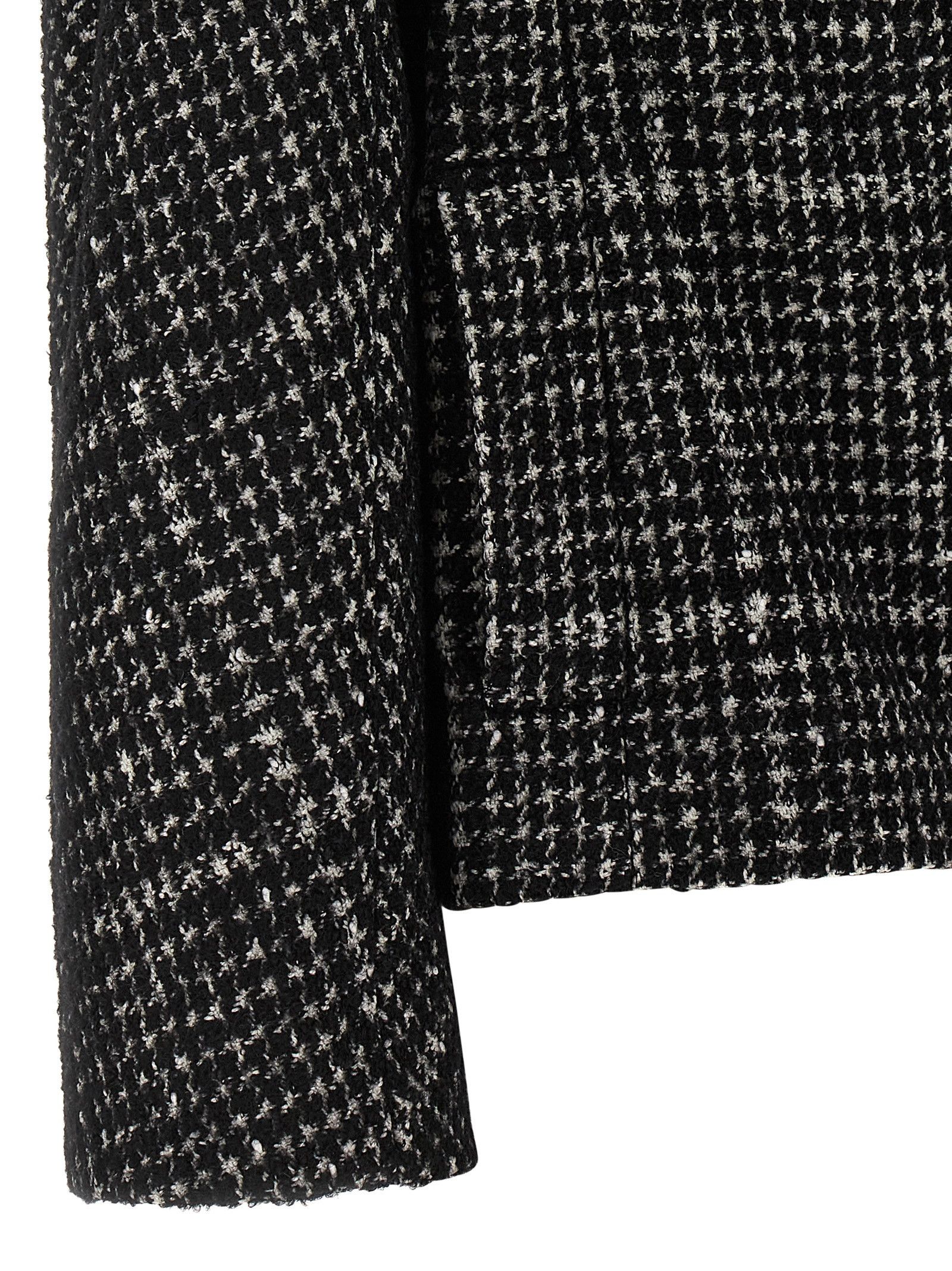 Dolce & Gabbana Houndstooth Coat Size XS / US 0-2 / IT 36-38 - 4 Thumbnail