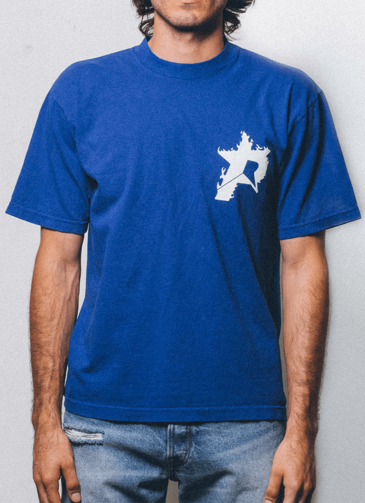 Other Pieces P Star Flame Tee Dodger Blue Size US XXL / EU 58 / 5 - 5 Thumbnail