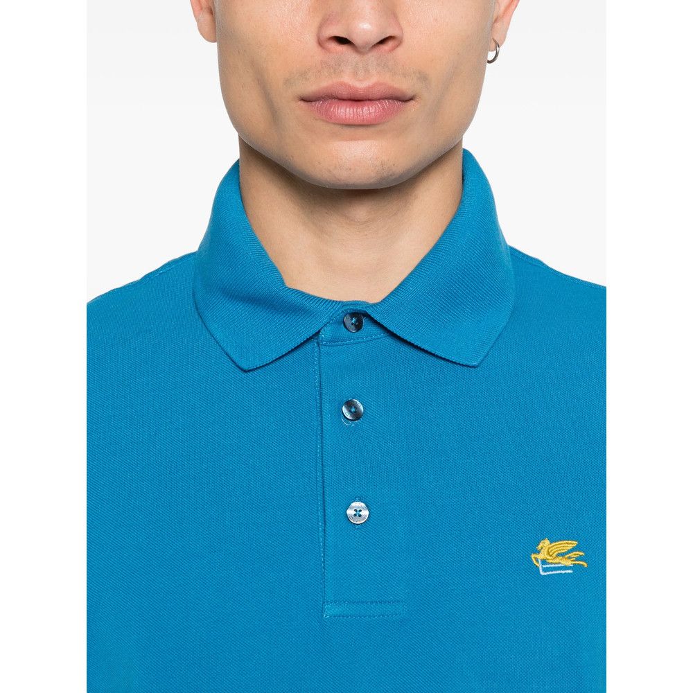 Etro Etro BLUE Polo Shirts Size US XXL / EU 58 / 5 - 5 Thumbnail