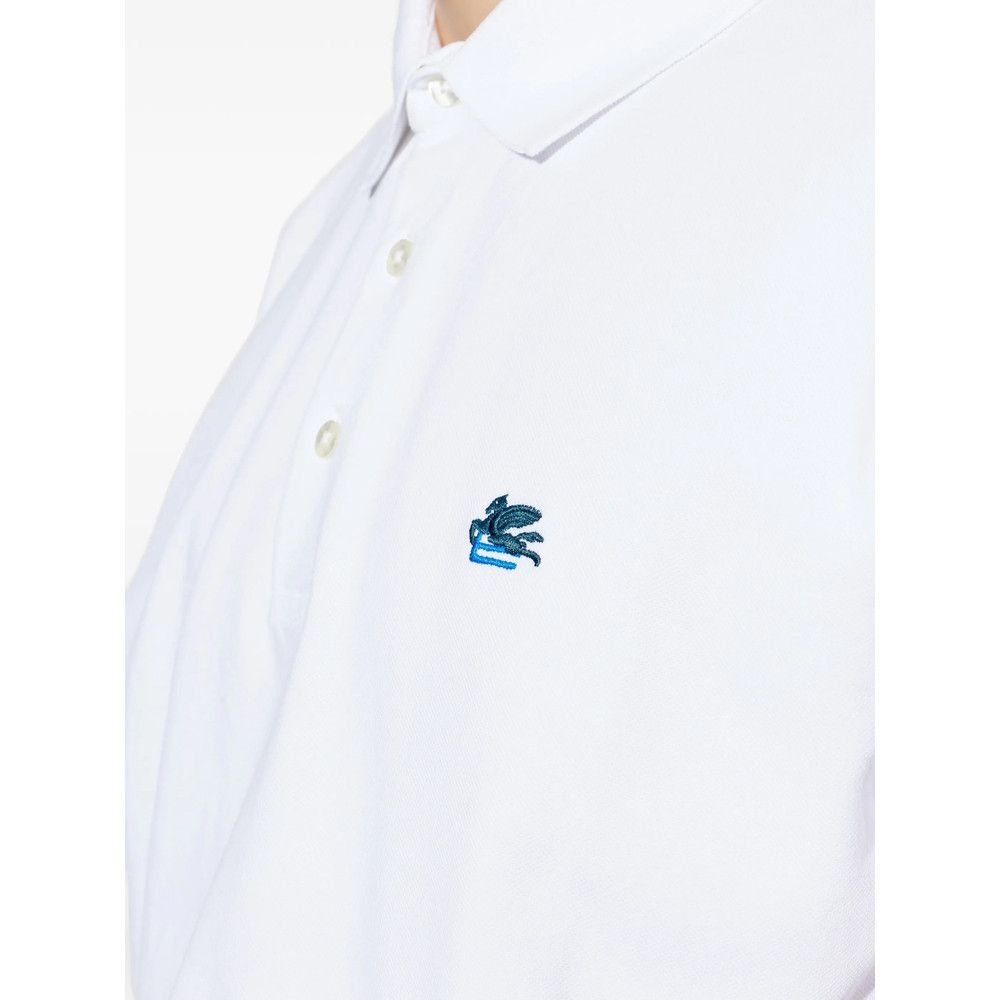 Etro Etro WHITE Polo Shirts Size US XL / EU 56 / 4 - 4 Thumbnail