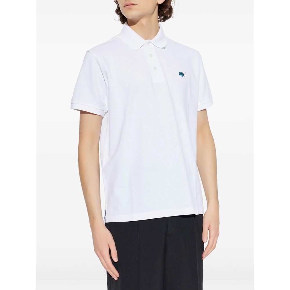 Etro Etro WHITE Polo Shirts Size US XXL / EU 58 / 5 - 5 Thumbnail