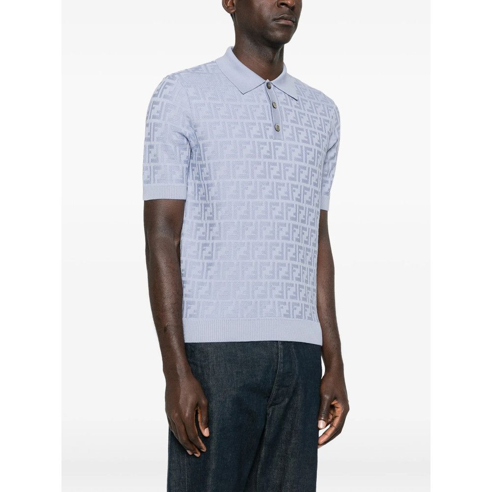 Fendi Fendi BLUE Polo Shirts Size US XL / EU 56 / 4 - 5 Thumbnail