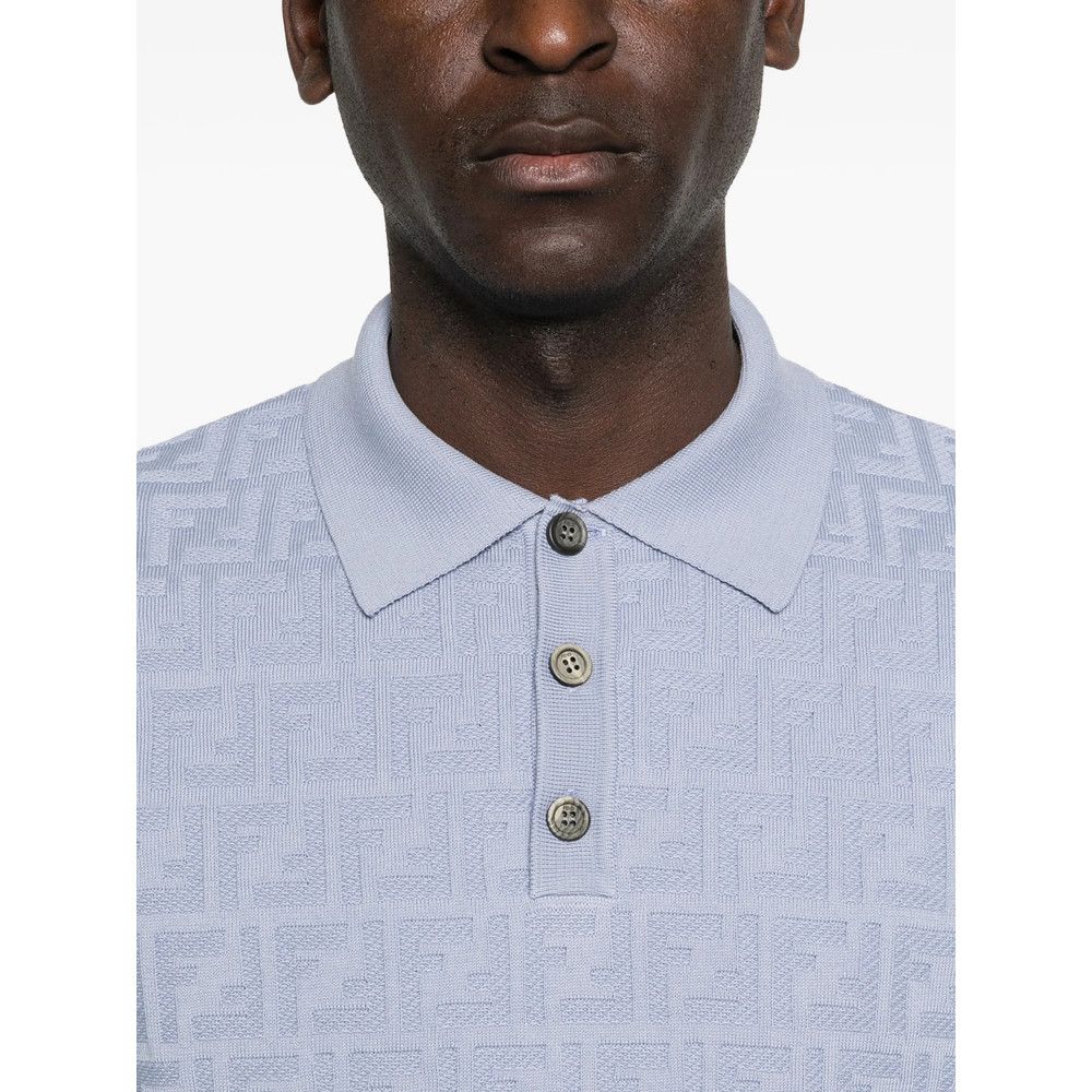 Fendi Fendi BLUE Polo Shirts Size US XL / EU 56 / 4 - 4 Thumbnail