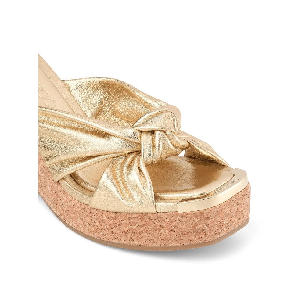 Jimmy Choo Jimmy Choo GOLD Sandals Size US 6.5 / IT 36.5 - 5 Thumbnail